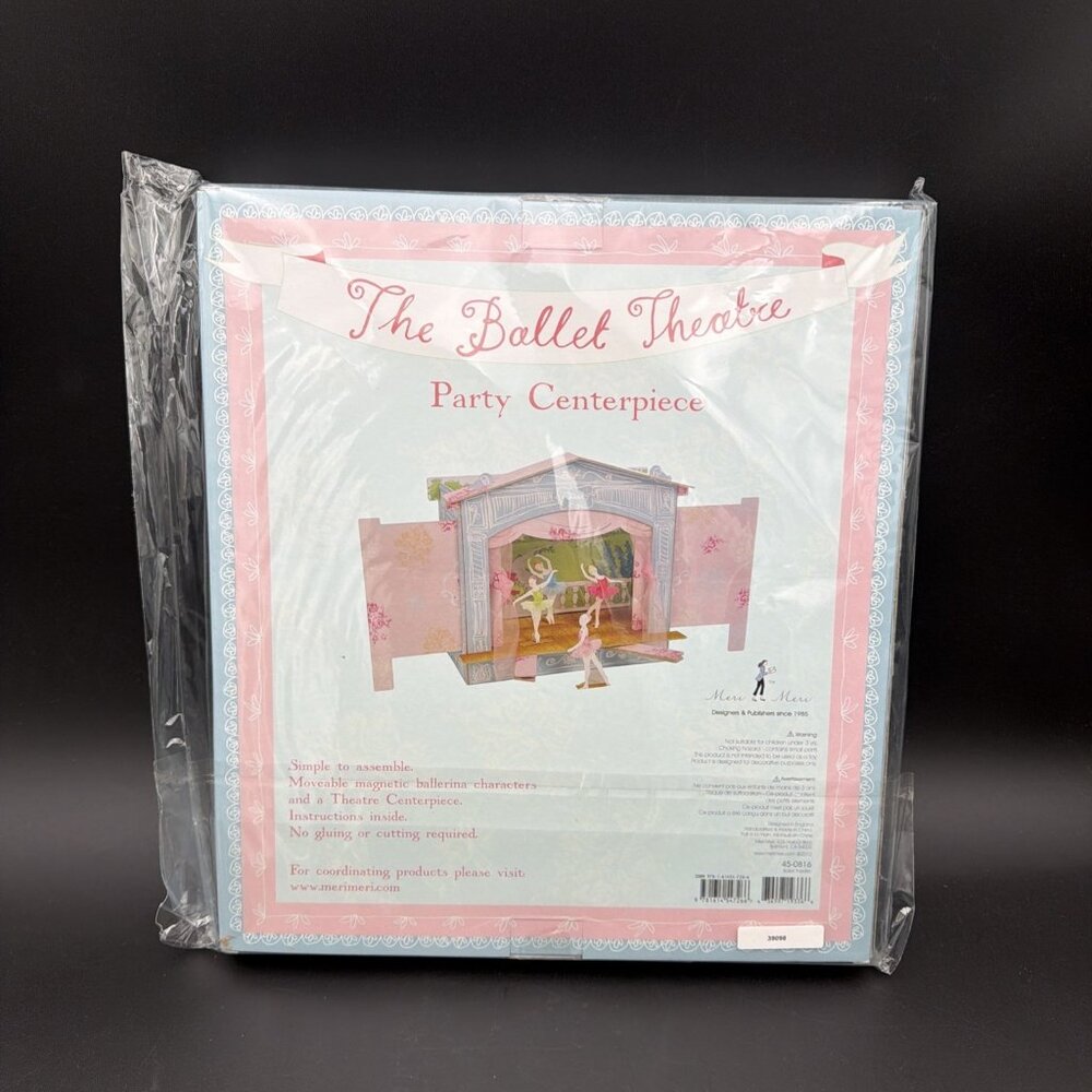 The Ballet Theater Party Centerpiece Meri Meri New Girls Party Paper Dolls - Picture 6 of 12